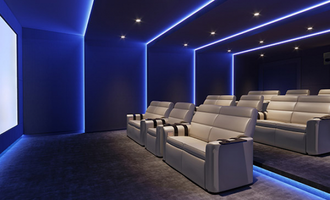 Création d'une salle de cinéma privée, Bordeaux, Nice et Paris, IMMERSION CINÉMA